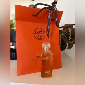 Hermes Un Jardin À Cythère Amber Glass Perfume Bottle (75% of 100ml bottle)